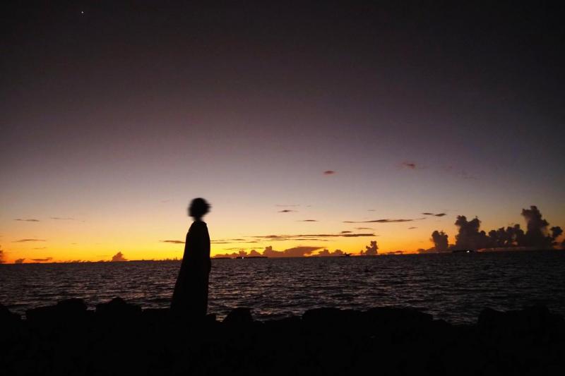 モルディブでの夕日
