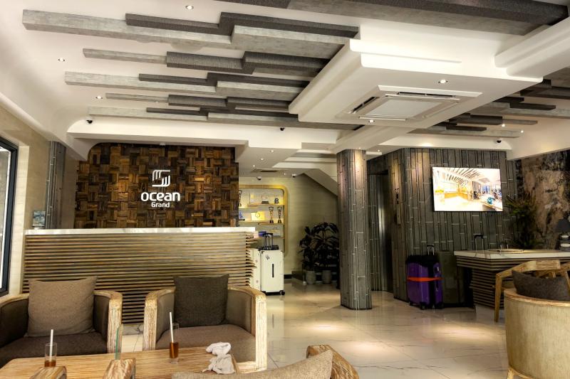 ホテルのフロント