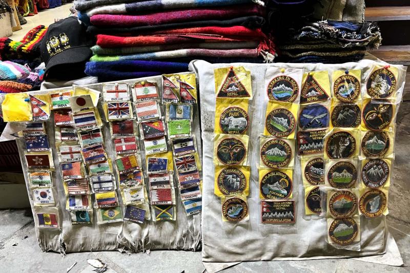 ネパールのお土産品（ワッペン）