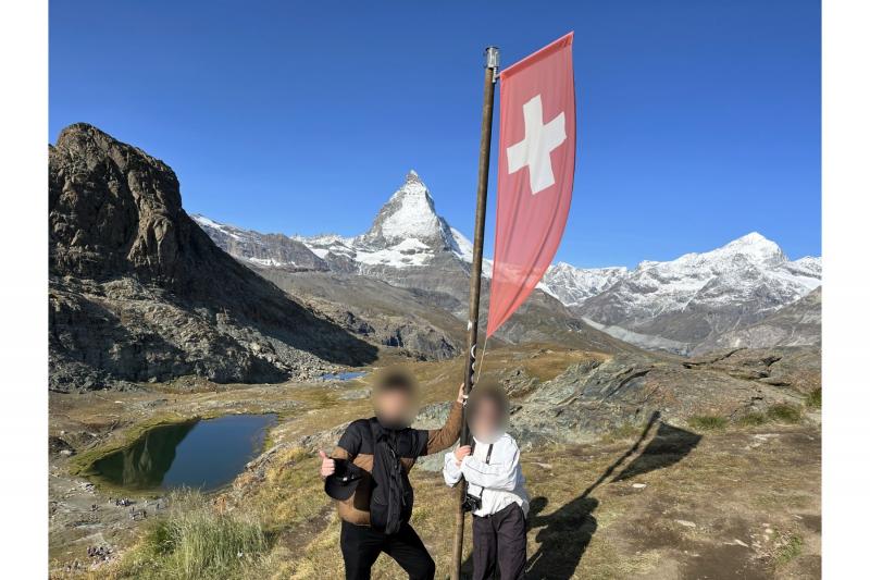 美しいマッターホルンをバックに！