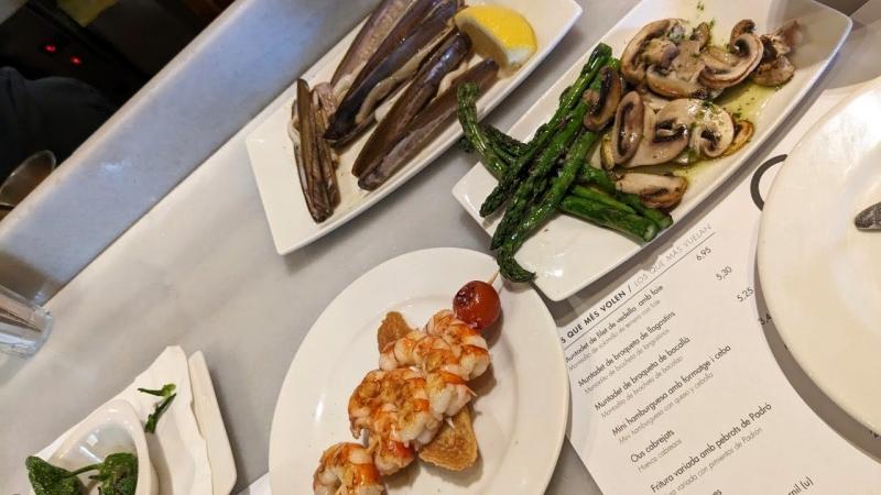 バルセロナでの食事