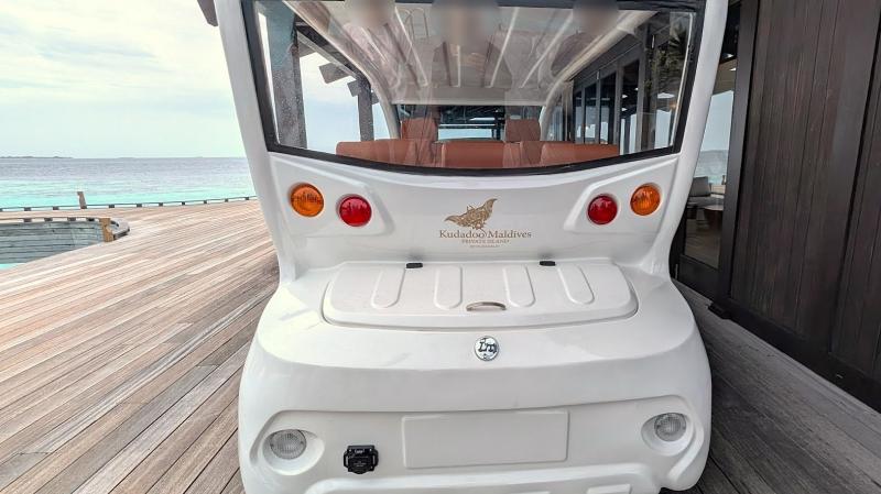 カートのナンバープレートをゲストのお名前にしてくれるアレンジもあるそうです